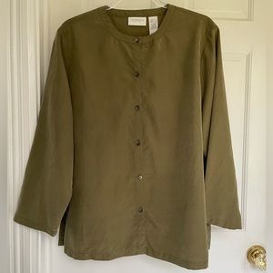 Petite large hazel green blouse by Liz Claiborne